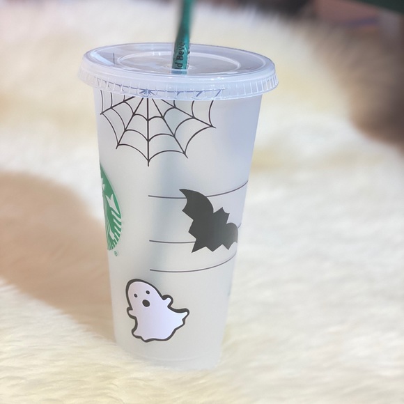 Starbucks Custom ☠️ Halloween Icon Frosted Tumbler - Picture 12 of 14